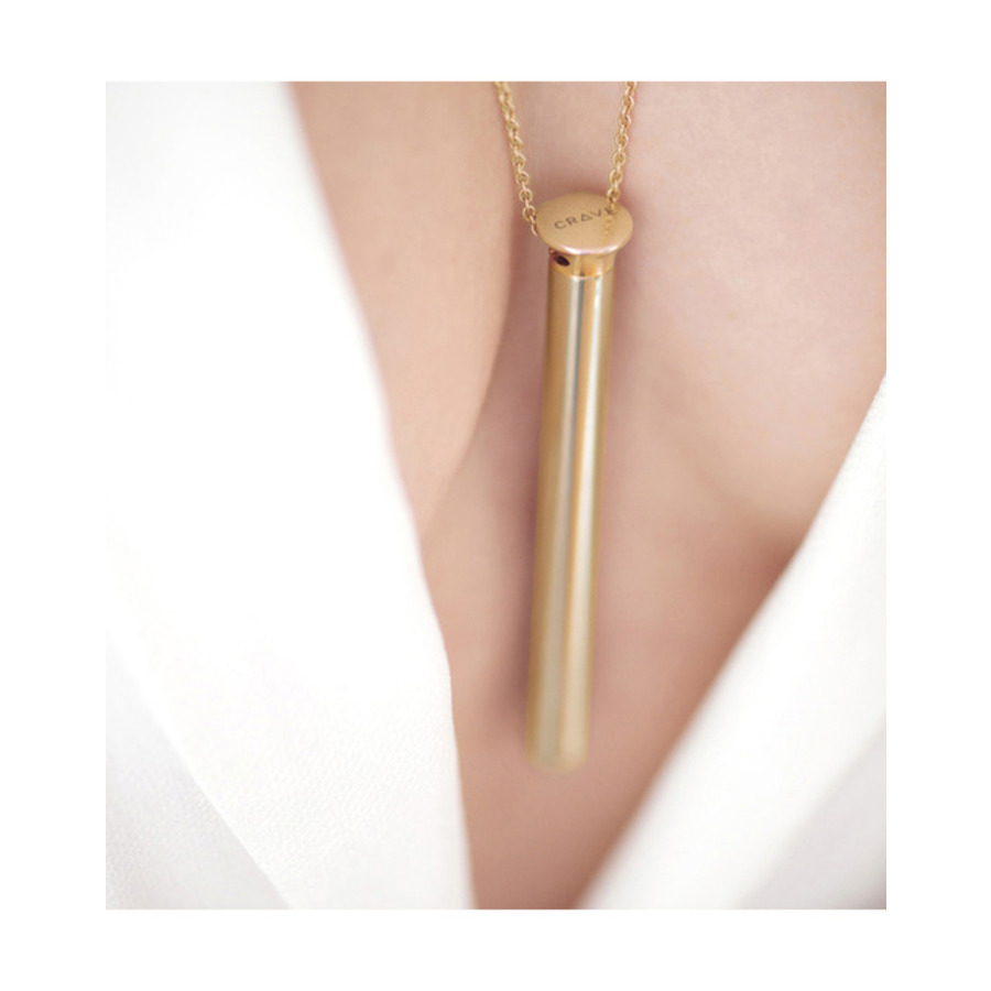 Crave - Vesper Vibrator Necklace Gold Vrouwen Speeltjes